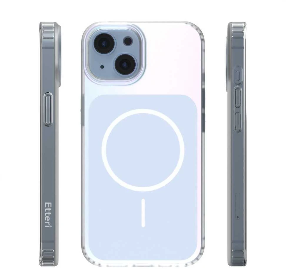 Etteri Hidden Pearl dėklas iPhone 13 6,1" šviesiai mėlynas