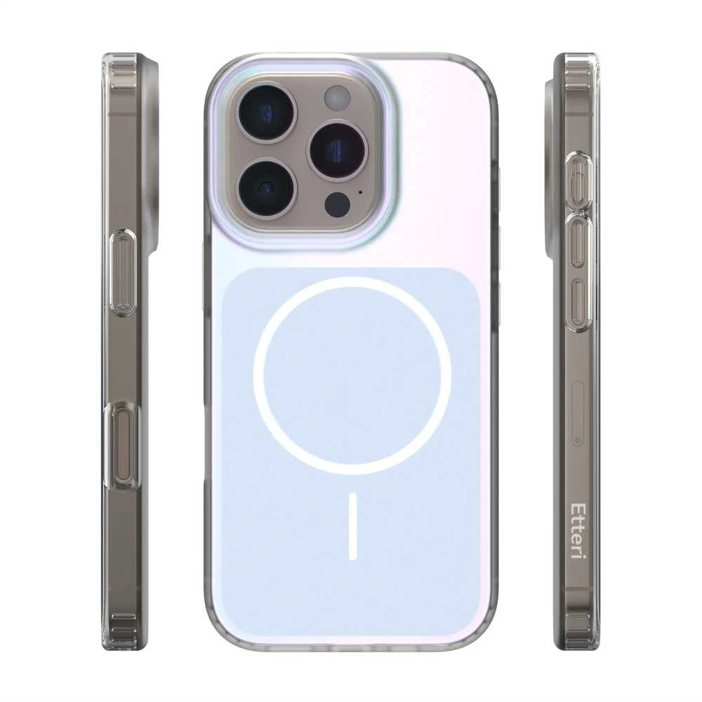 Telforceone „Etteri Hidden Pearl“ dėklas, skirtas „iPhone 16 Pro 6,3“; šviesiai mėlynas