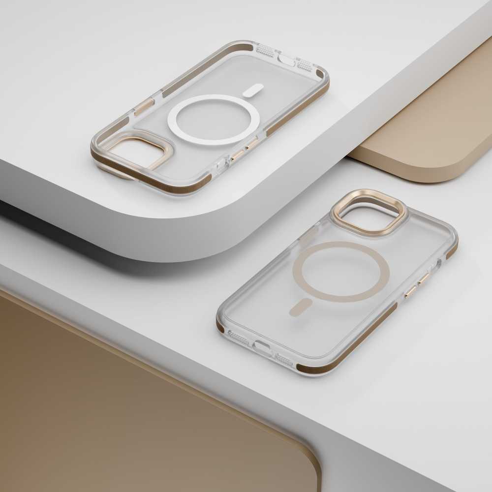 Etteri Icy Mag dėklas, skirtas iPhone 16 Pro Max 6,9" auksinis