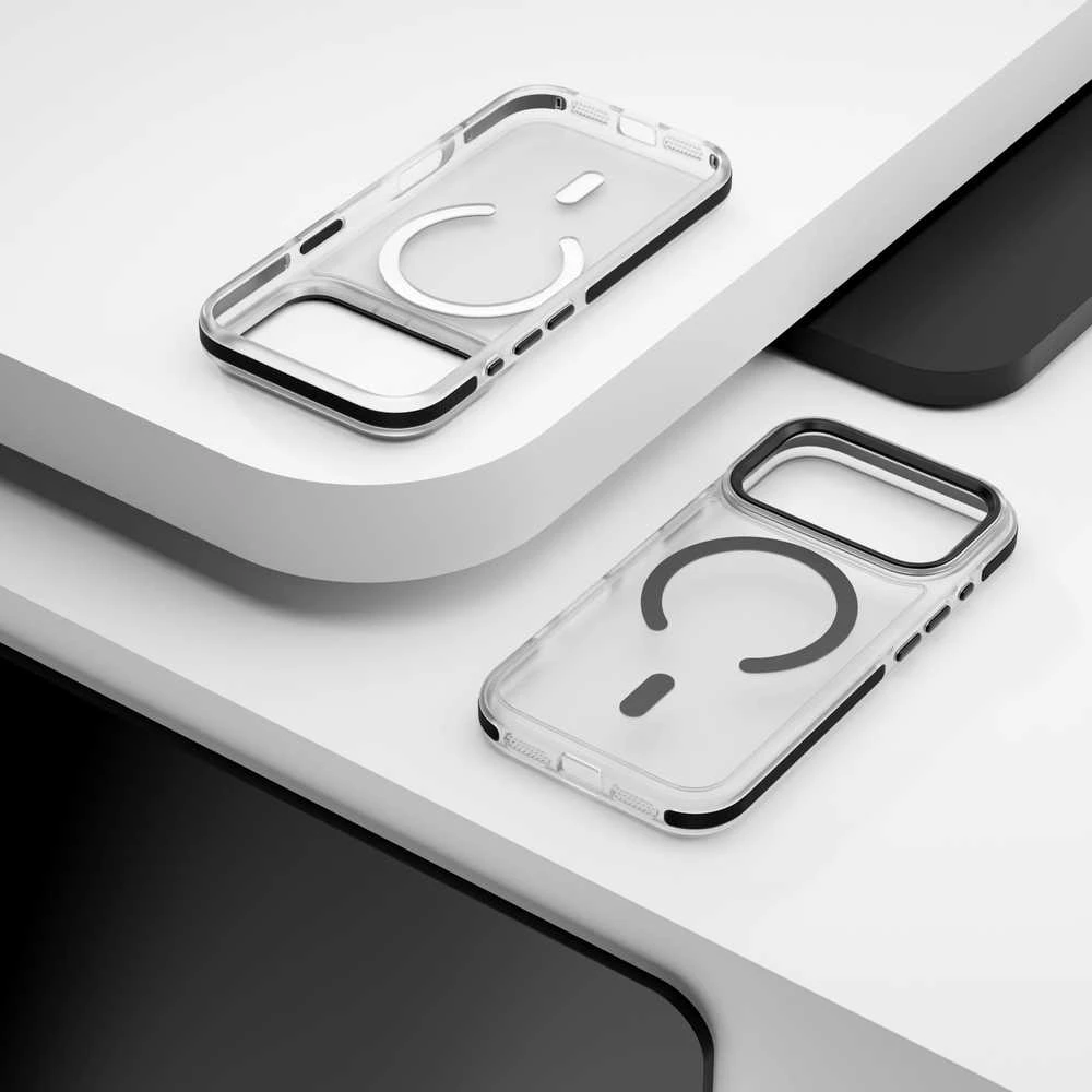 Telforceone Etteri Icy Mag dėklas iPhone 17 Pro Max / 18 Pro Max juodas