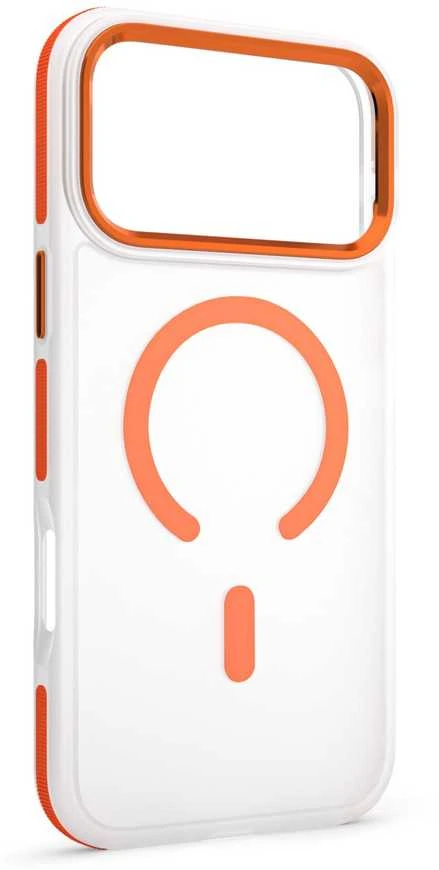 Dėklas Telforceone Etteri Icy Mag case for iPhone 17 Pro / 18 Pro oranžinis