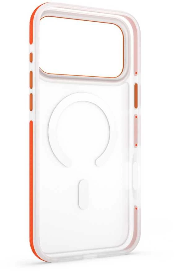 Dėklas Telforceone Etteri Icy Mag case for iPhone 17 Pro / 18 Pro oranžinis