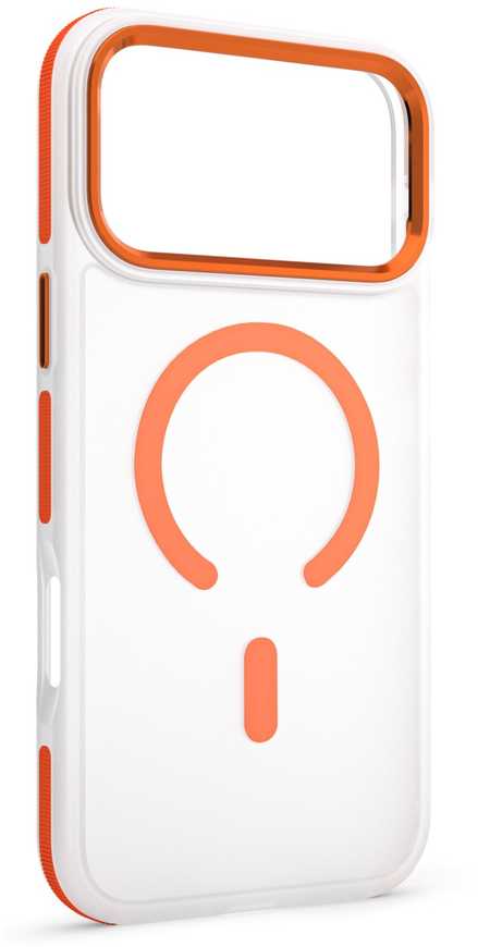 Dėklas Telforceone Etteri Icy Mag case for iPhone 17 Pro Max oranžinis