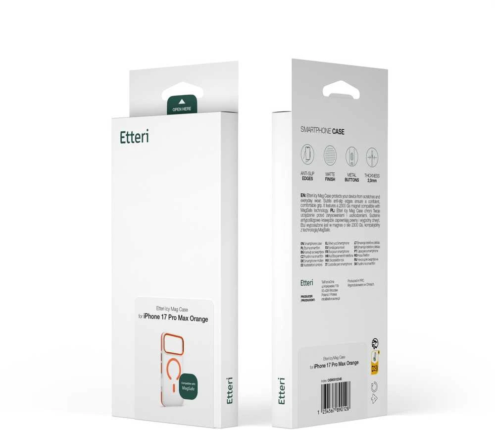 Telforceone „Etteri Icy Mag“ dėklas, skirtas „iPhone 15 Pro 6,1“; auksinis