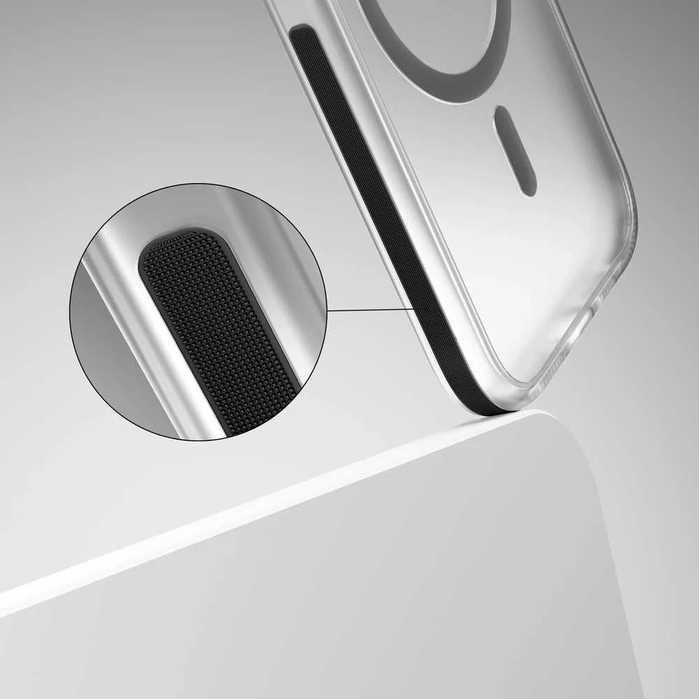 Telforceone „Etteri Icy Mag“ dėklas, skirtas „iPhone 16 6,1“; juodas
