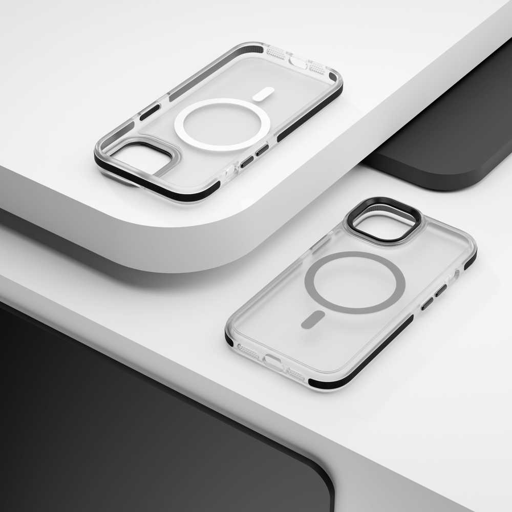 Telforceone Etteri Icy Mag dėklas, skirtas iPhone 16 Pro Max 6,9" juodas