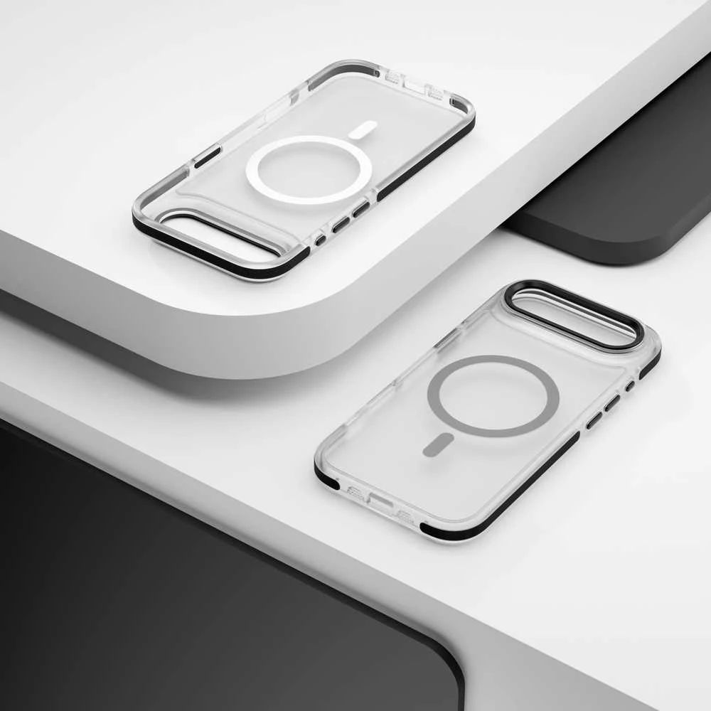 Telforceone Etteri Icy Mag dėklas iPhone 17 Air juodas