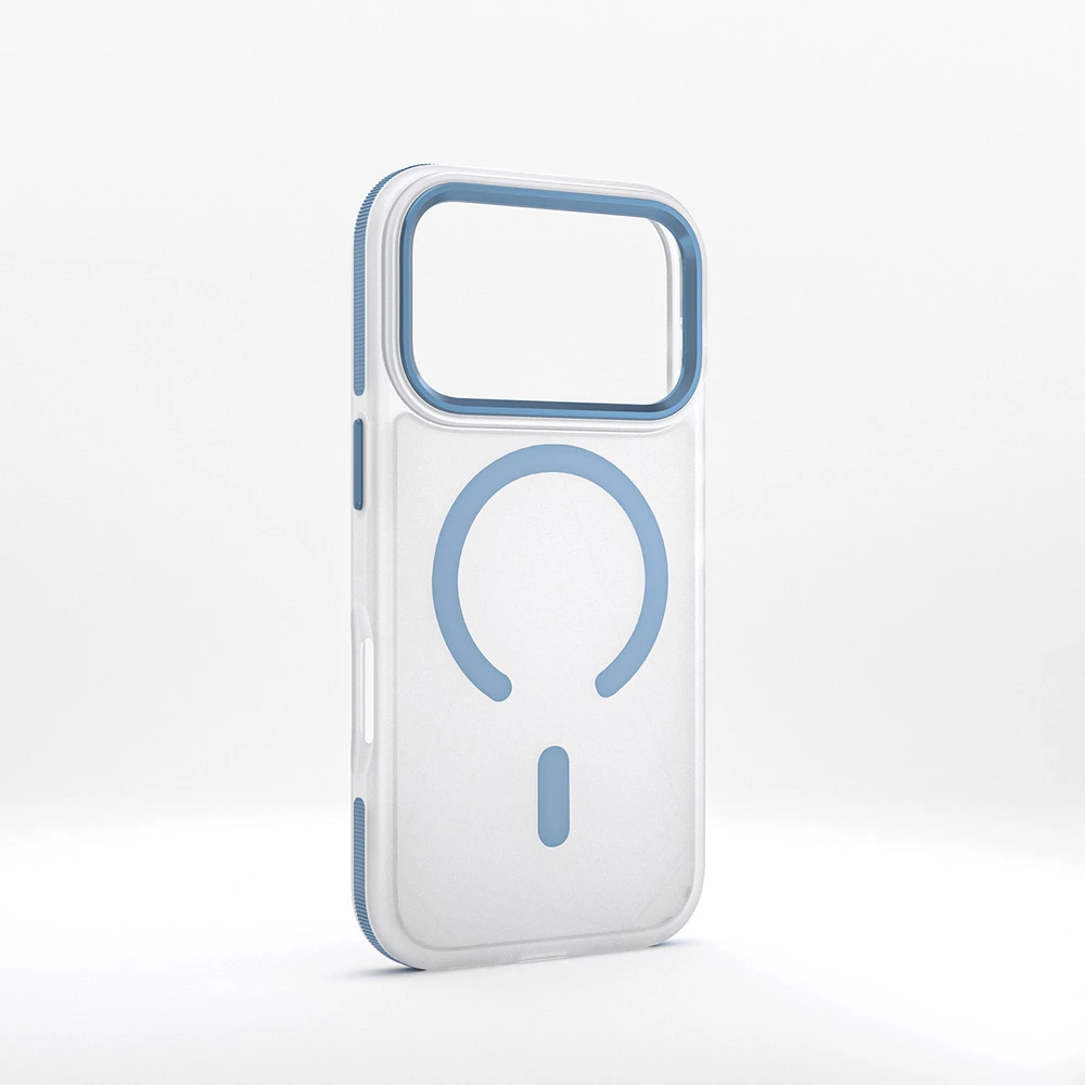 Telforceone Etteri Icy Mag dėklas, skirtas iPhone 17 Pro / 18 Pro, dangaus mėlyna