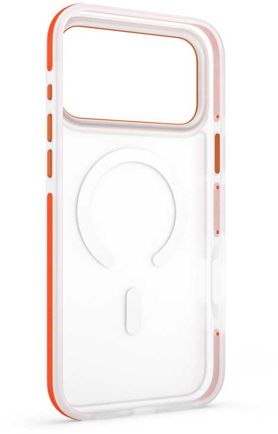 Dėklas Telforceone Etteri Icy Mag case for iPhone 17 Pro Max oranžinis