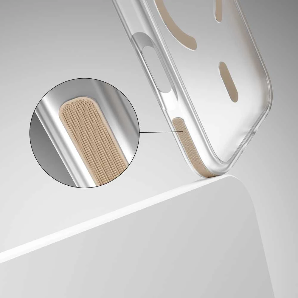 Telforceone Etteri Icy Mag dėklas iPhone 17 Pro Max auksinis