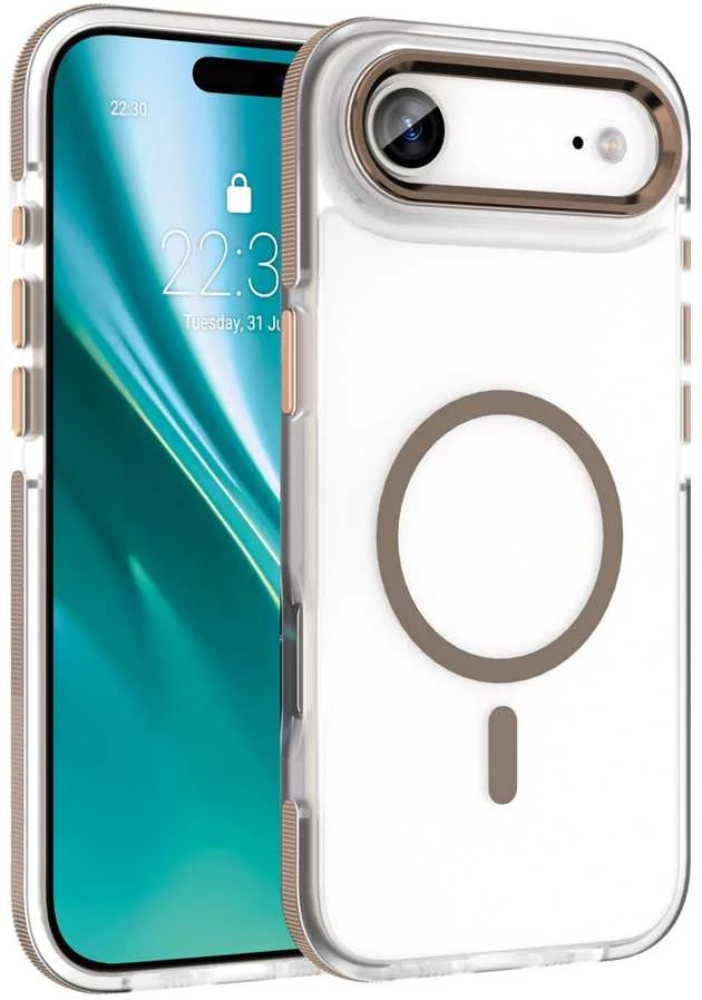 Telforceone Etteri Icy Mag dėklas iPhone 17 Air auksinis