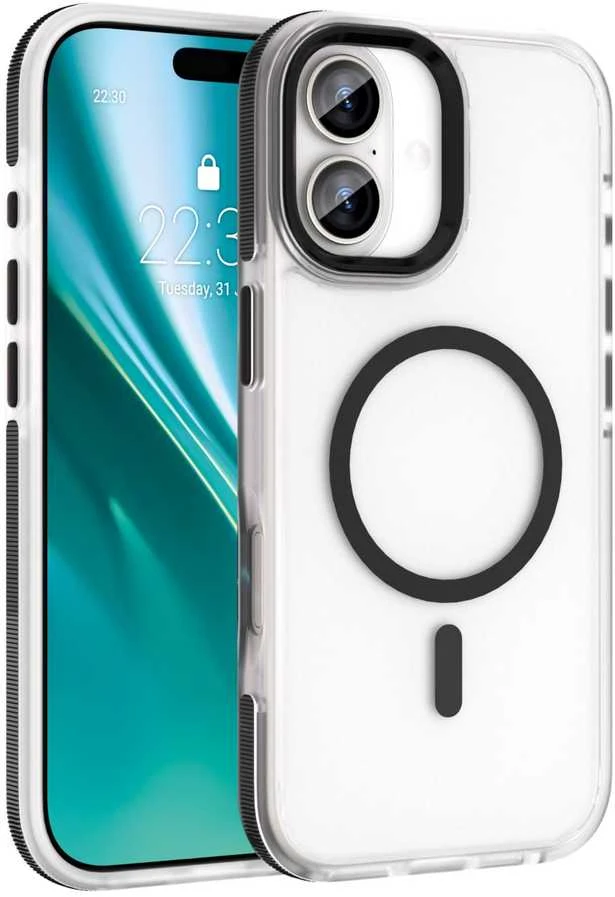 Telforceone Etteri Icy Mag dėklas iPhone 17 juodas