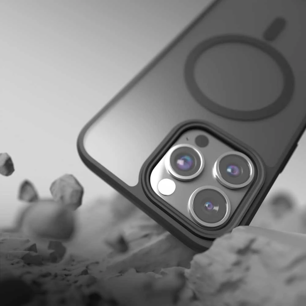Dėklas Telforceone Etteri Matt Mag Apple iPhone 14 Pro 6.1" juoda spalva