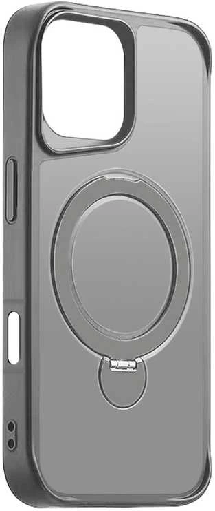 Telforceone Etteri Matt Mag Ring Apple iPhone 16 6,1" dėklas telefonui pilkos spalvos