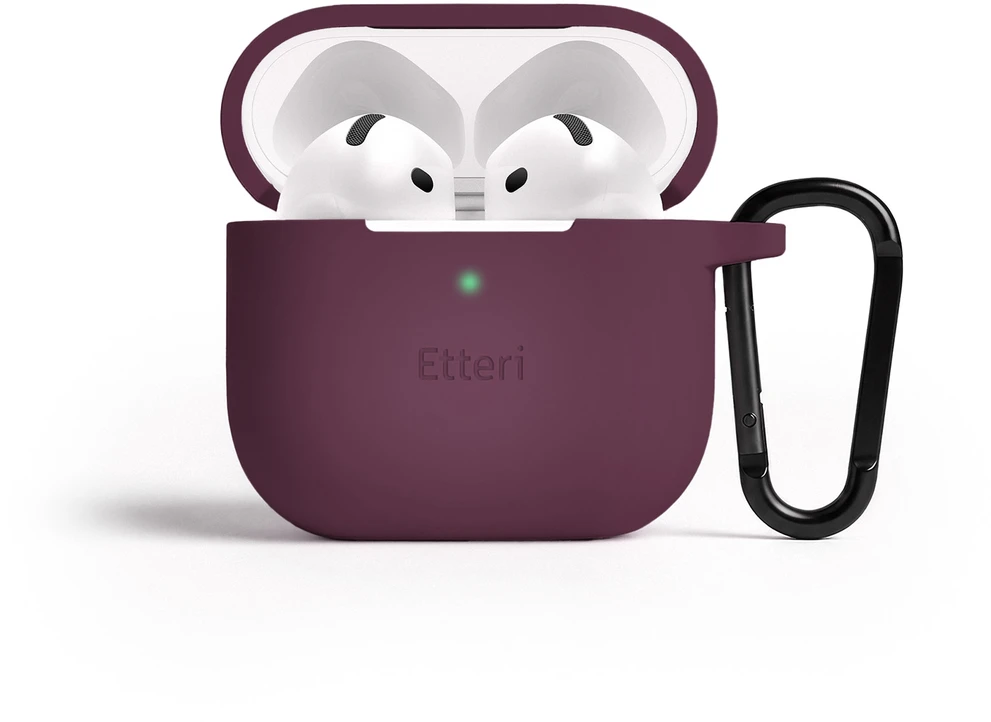 Dėklas Telforceone Etteri silicone case for AirPods 4 dark cherry