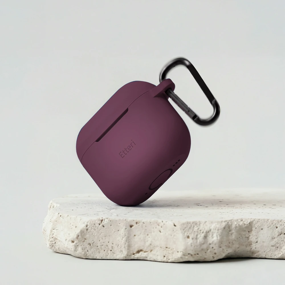 Dėklas Telforceone Etteri silicone case for AirPods 4 dark cherry