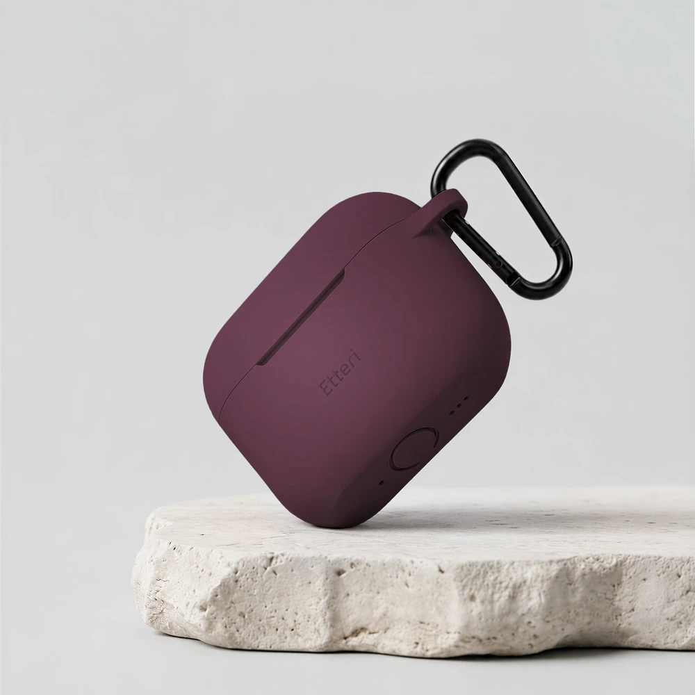 Dėklas Telforceone Etteri silicone case for AirPods Pro 3 dark cherry