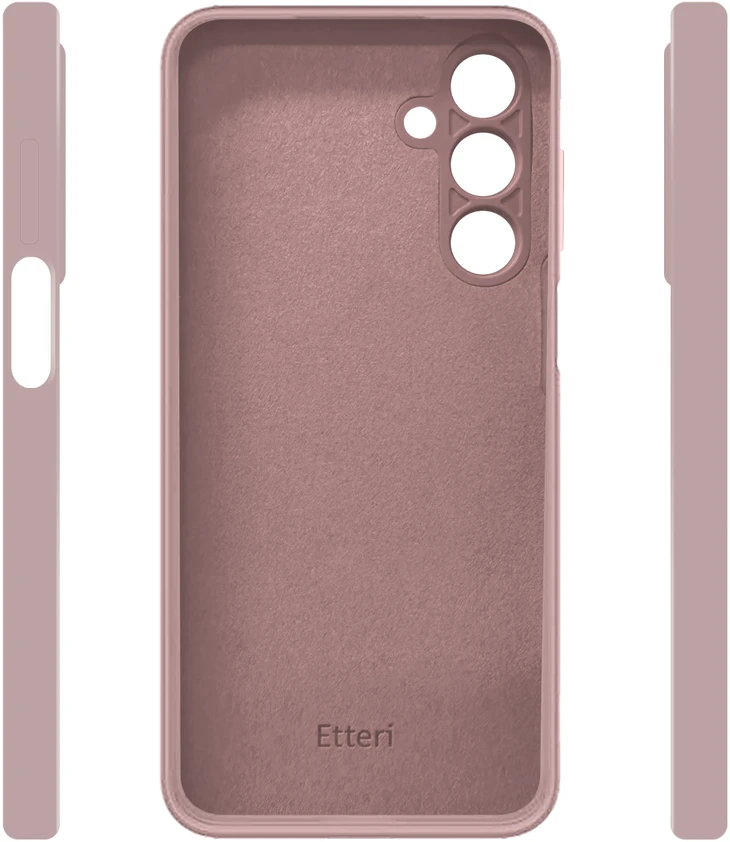 Telforceone Etteri silikoninis dėklas, skirtas Samsung Galaxy A17 5G / A18 5G šviesiai rožinis
