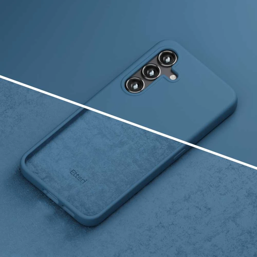 Telforceone Etteri Silicone Mag dėklas, skirtas Samsung Galaxy S26 tamsiai mėlynas