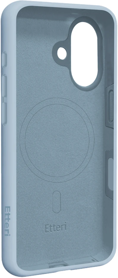Etteri Telforceone „Eteri Silicone Mag“ dėklas, skirtas „iPhone 17“, šviesiai mėlynas
