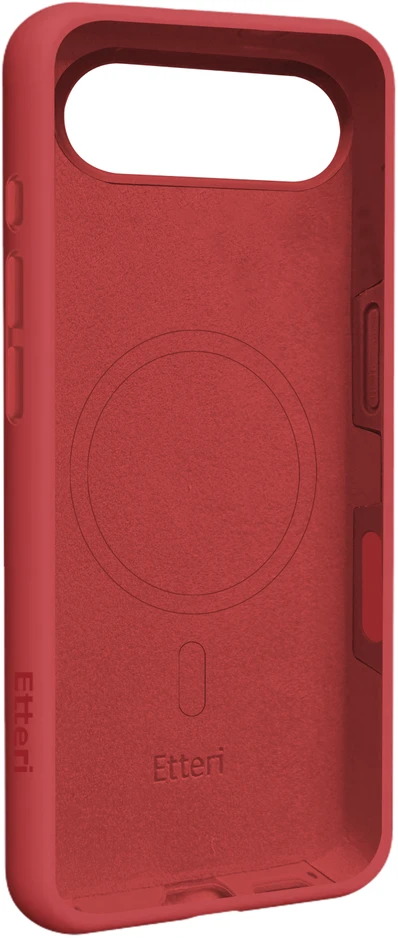 Etteri Telforceone „Eteri Silicone Mag“ dėklas, skirtas „iPhone 17 Air“, aviečių spalvos