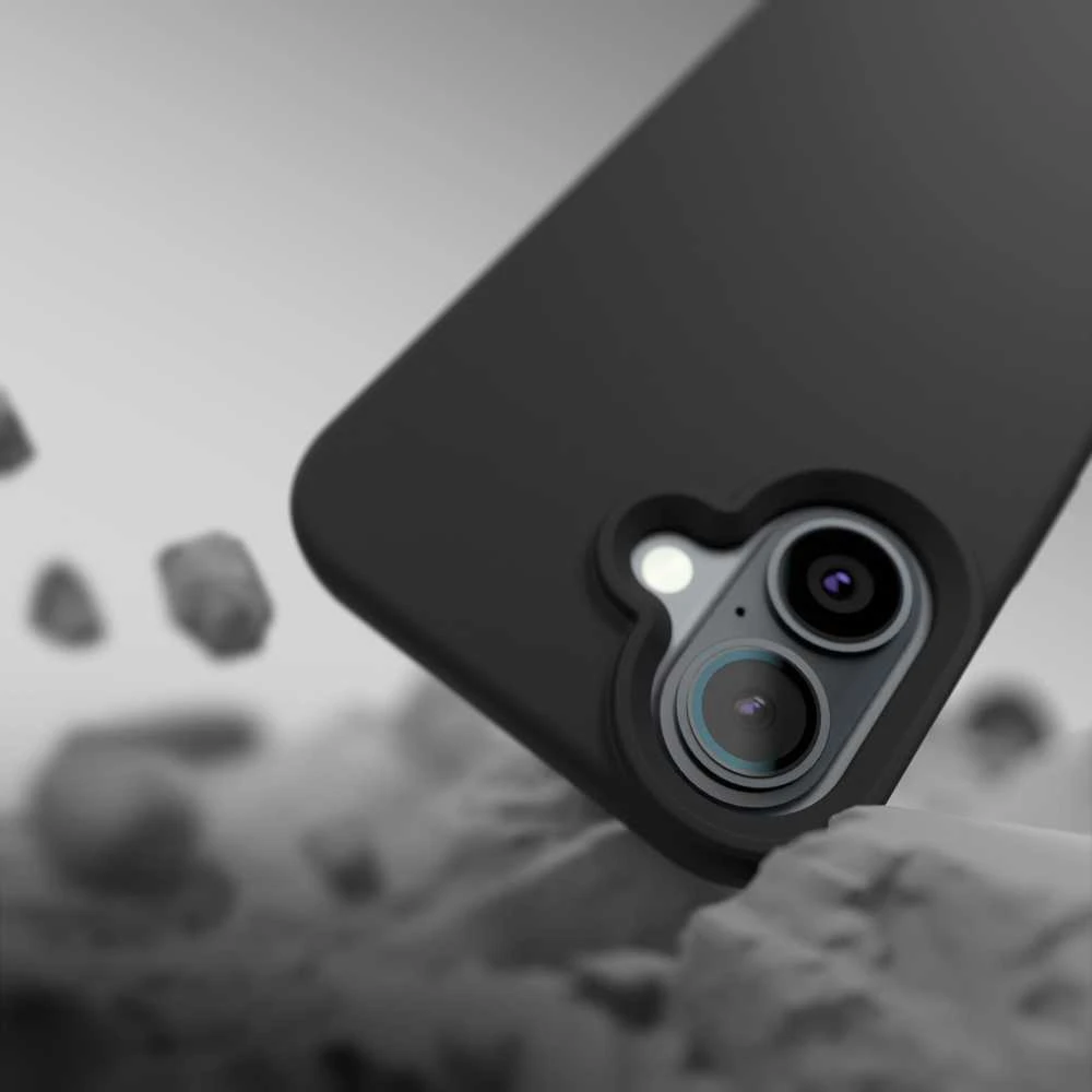 Etteri Telforceone „Eteri“ silikoninis „Mag“ dėklas, skirtas „iPhone 17“, juodas