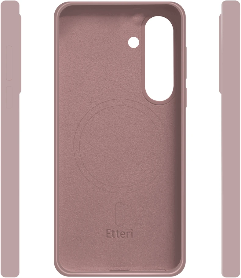 Etteri Telforceone „Eteri“ silikoninis „Mag“ dėklas, skirtas „Samsung Galaxy S26“, šviesiai rožinis