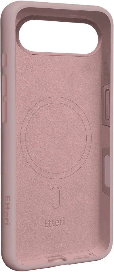 Etteri Telforceone „Eteri Silicone Mag“ dėklas, skirtas „iPhone 17 Air“, šviesiai rožinis