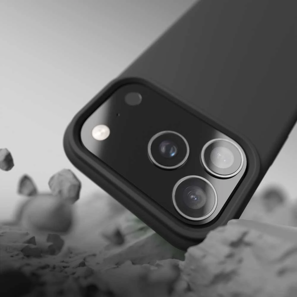 Telforceone „Etteri“ silikoninis „Mag“ dėklas, skirtas „iPhone 17 Pro Max“ / „18 Pro Max“, juodas
