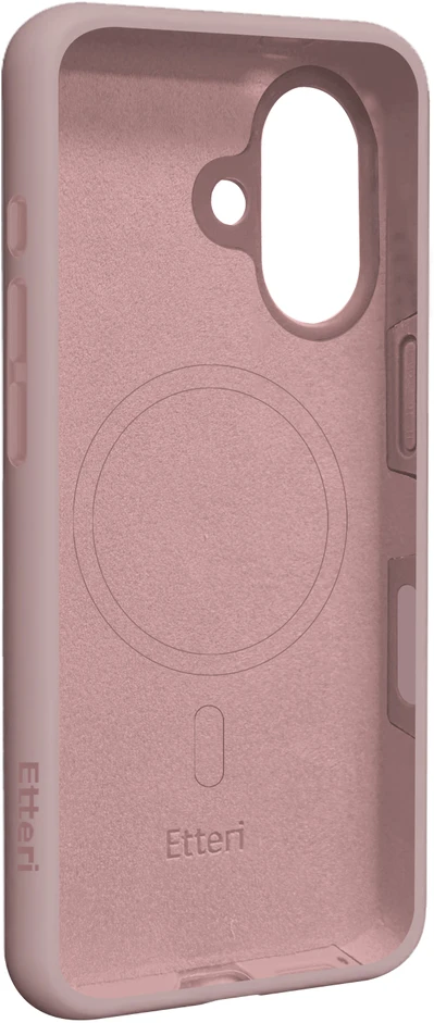Etteri Telforceone „Eteri Silicone Mag“ dėklas, skirtas „iPhone 17“, šviesiai rožinis