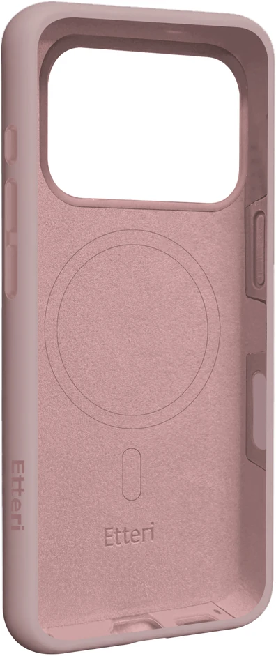 Etteri Telforceone „Eteri Silicone Mag“ dėklas, skirtas „iPhone 17 Pro / 18 Pro“, šviesiai rožinis