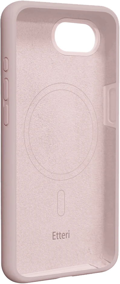 Telforceone Etteri Silicone Mag dėklas iPhone 16e / 17e šviesiai rožinis