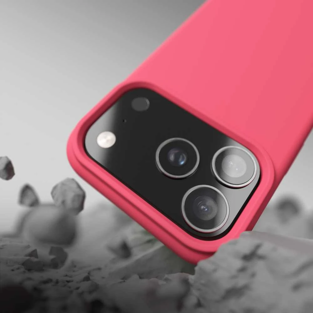 Etteri Telforceone „Eteri Silicone Mag“ dėklas, skirtas „iPhone 17 Pro Max / 18 Pro Max“, aviečių spalvos