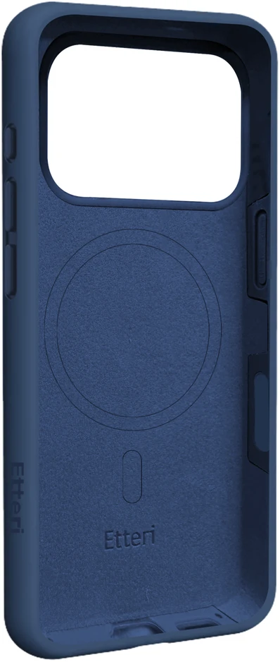 Telforceone Etteri silikoninis „Mag“ dėklas, skirtas iPhone 17 Pro Max / 18 Pro Max, tamsiai mėlynas
