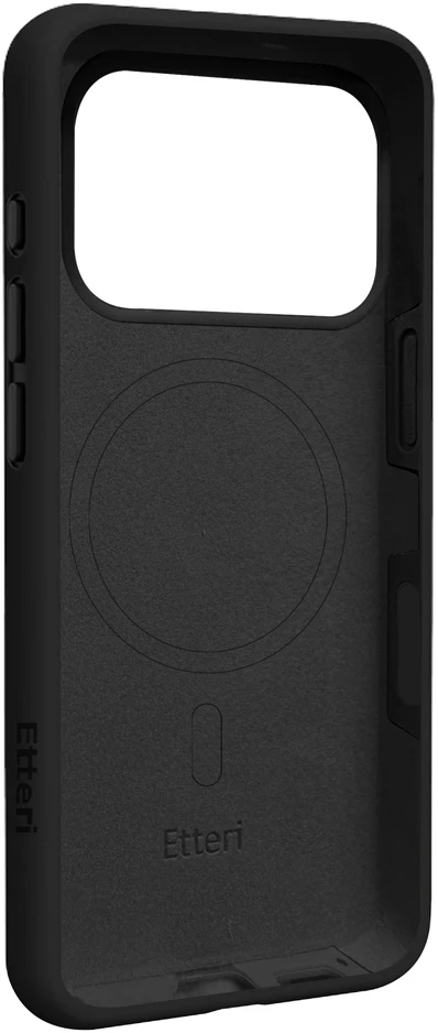 Dėklas Telforceone Etteri Silicone Mag case for iPhone 17 Pro / 18 Pro juodas