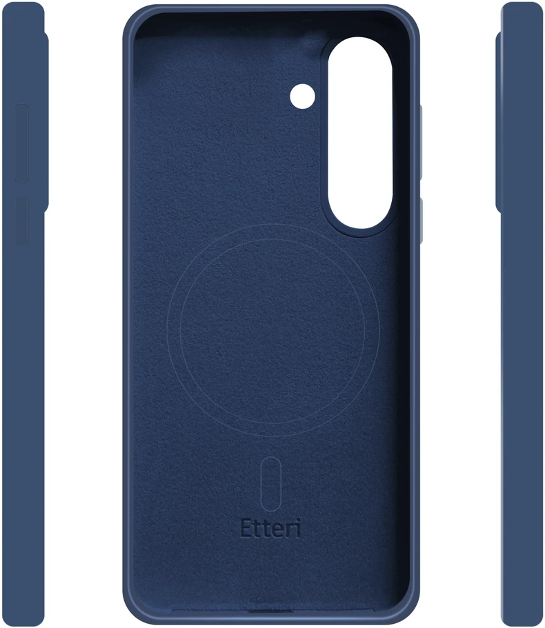 Telforceone Etteri Silicone Mag dėklas, skirtas Samsung Galaxy S26 tamsiai mėlynas