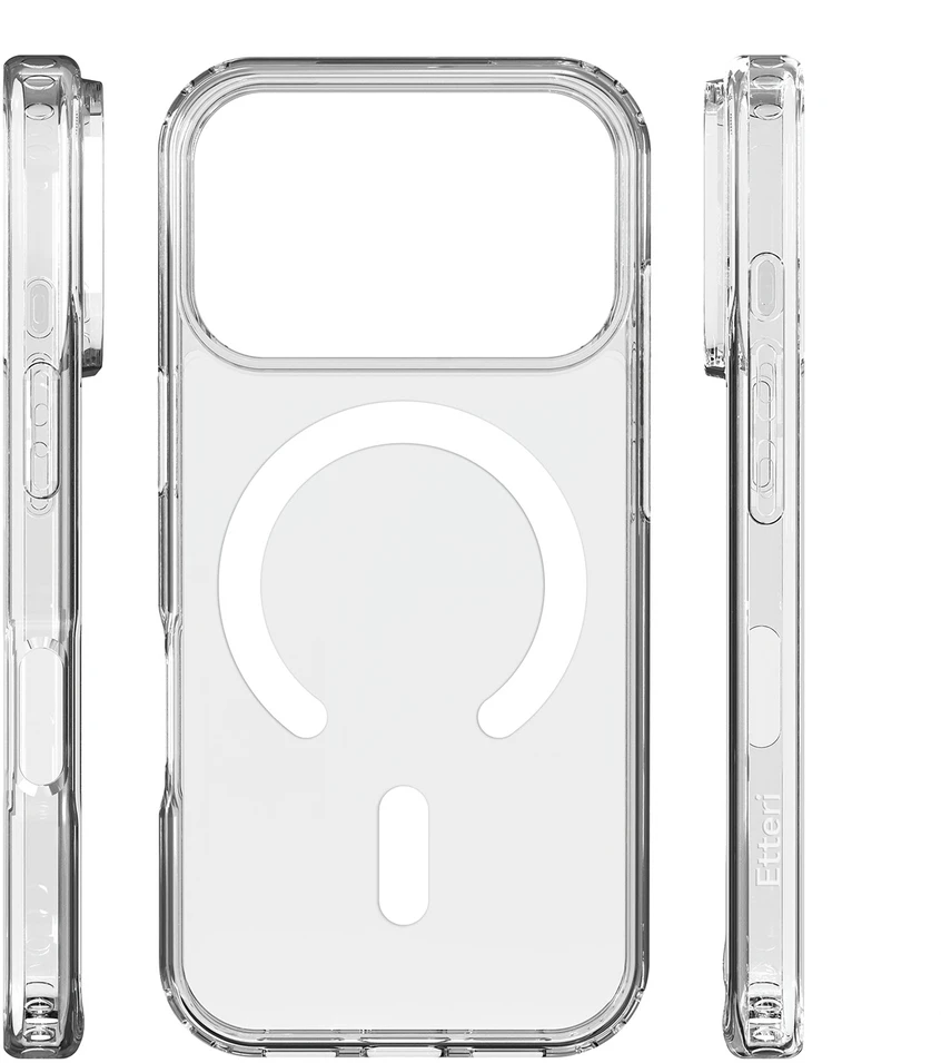 Dėklas Telforceone Etteri Ultimate Mag case for iPhone 17 Pro / 18 Pro 6,3" transparent