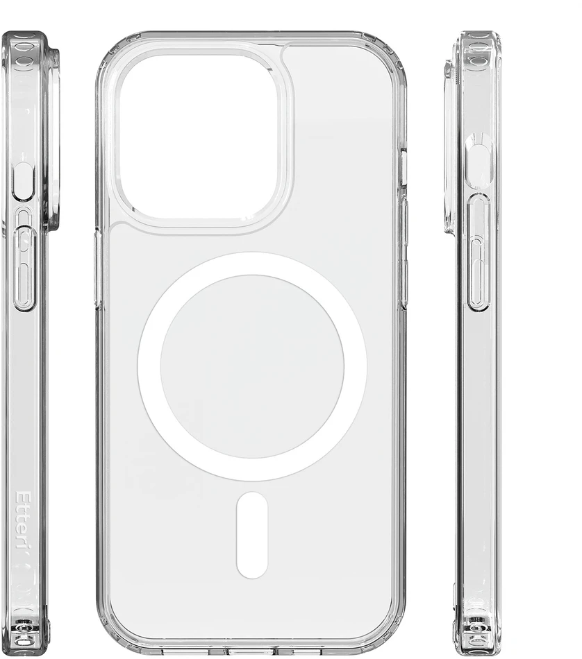 Dėklas Telforceone Etteri Ultimate Mag case for iPhone 16 Pro 6,3" transparent