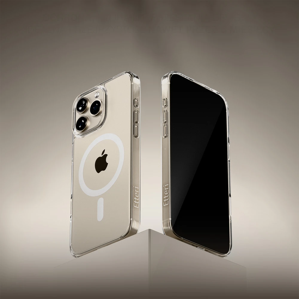Dėklas Telforceone Etteri Ultimate Mag case for iPhone 15 Pro 6,1" transparent