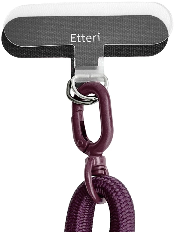 Telforceone Etteri universal neck lanyard for phones dark cherry