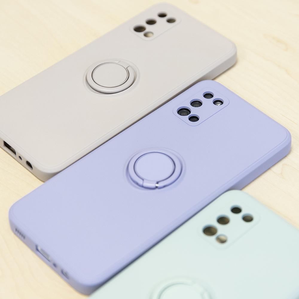 iLike TelForceone Finger Grip dėklas skirtas Samsung Galaxy A14 4G / A14 5G, violetinis