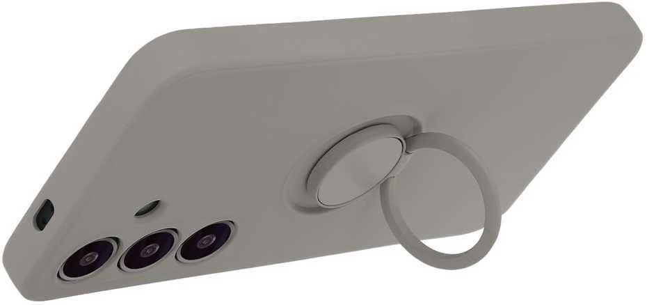 Tecto Shield Dėklas su žiedu Samsung Galaxy S23 FE, šviesiai pilkas