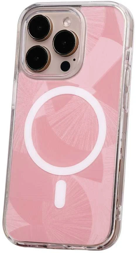 TFO Telforceone „Flash Mag“ dėklas, skirtas „iPhone 15 Pro 6,1“ colio, rožinis