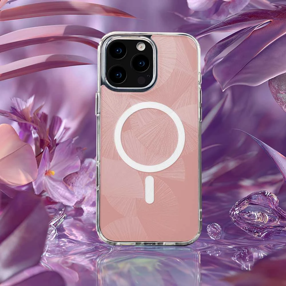 TFO Telforceone „Flash Mag“ dėklas, skirtas „iPhone 16 Pro 6,3“; rožinis