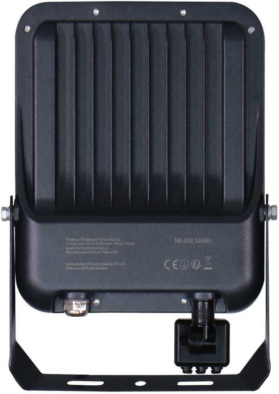Sieninis šviestuvas „Telforceone“ LED prožektorius PROXIM+ 50W 4000K 7500lm PIR 230V IP65 „Forever Light“ 150lm/W 5 metų garantija