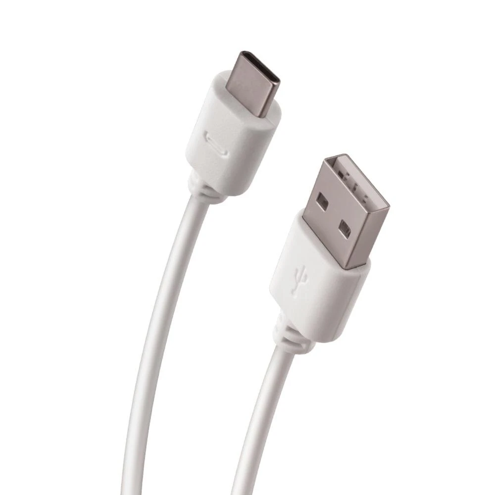 Forever laidas USB – USB-C 1,0 m 2A baltas