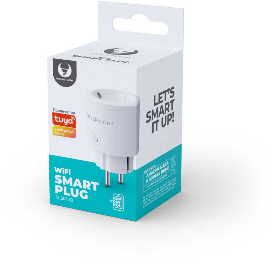 Sumuštinių keptuvas Forever Light išmanusis kištukinis lizdas Wi-Fi 240V 10A – FLSP10B