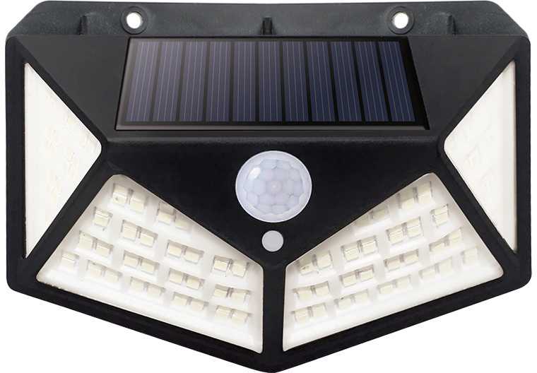 SUNARI saulės lempa LED FLS-65 100*SMD PIR 6W 480lm 6000K 1200mAh Li-Ion Forever Light