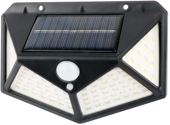 SUNARI saulės lempa LED FLS-65 100*SMD PIR 6W 480lm 6000K 1200mAh Li-Ion Forever Light
