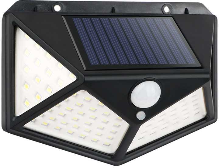 SUNARI saulės lempa LED FLS-65 100*SMD PIR 6W 480lm 6000K 1200mAh Li-Ion Forever Light